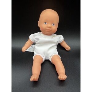 Corolle Mini  8" Doll Blue Eyes Soft Body No Clothes